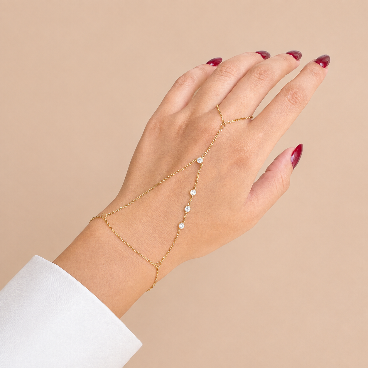 Stella Cascade Hand Chain