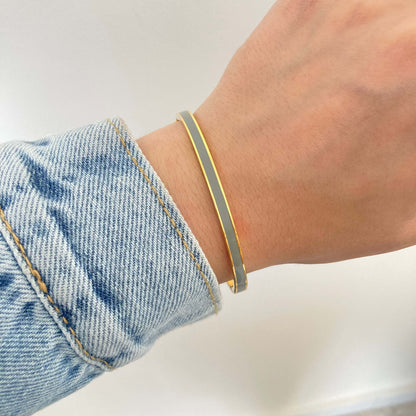 Colored Enamel Bangle