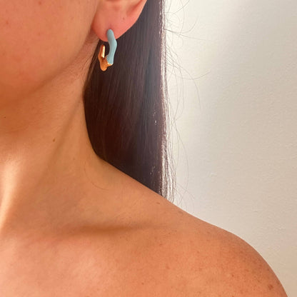 Bamboo Colored Earrings