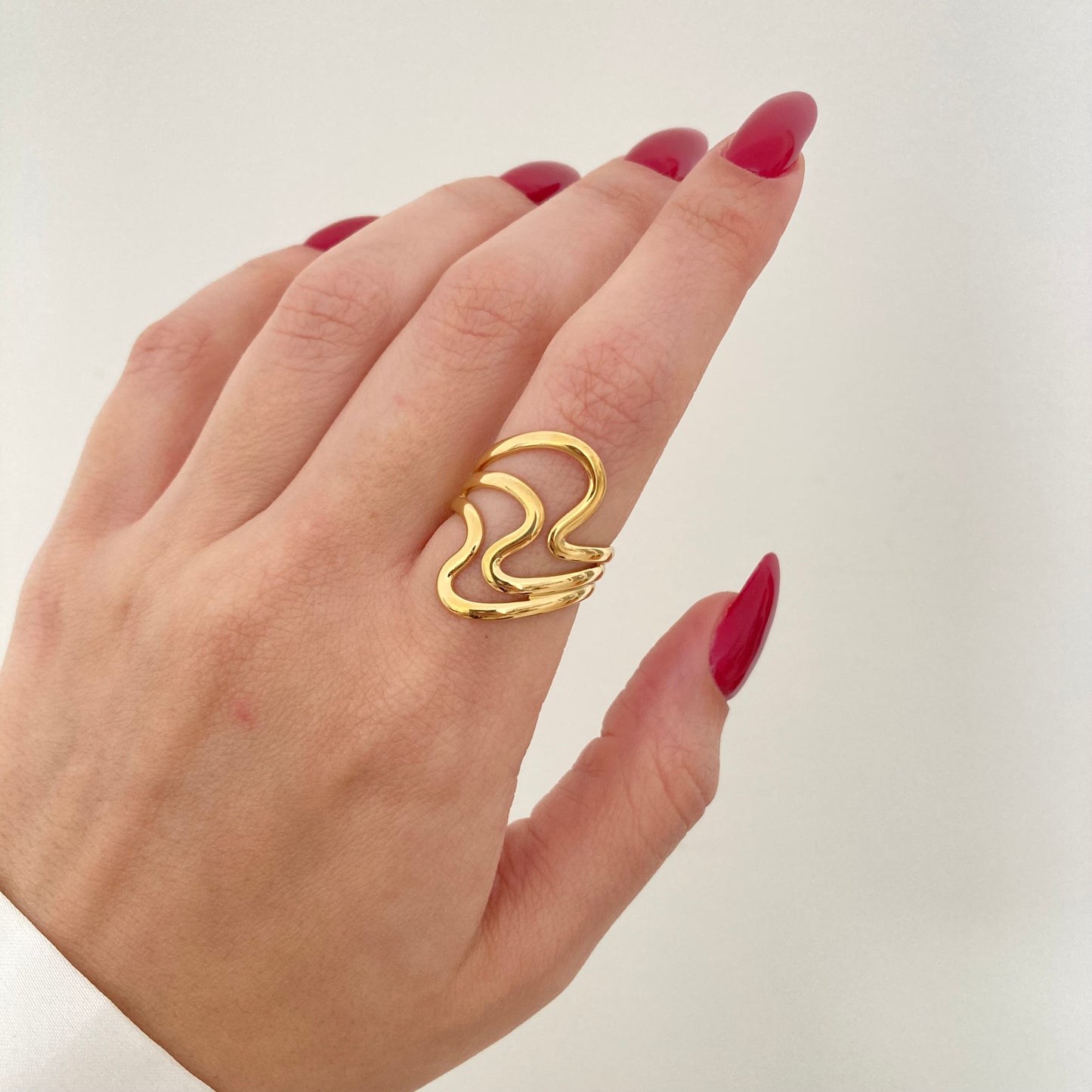 Triple Wave Ring