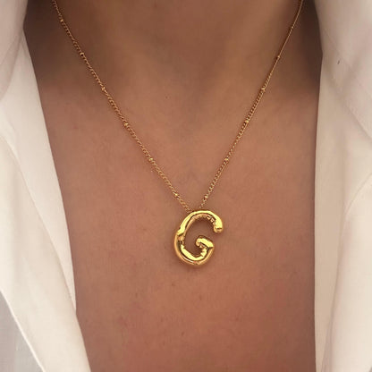 Balloon Letter Necklace