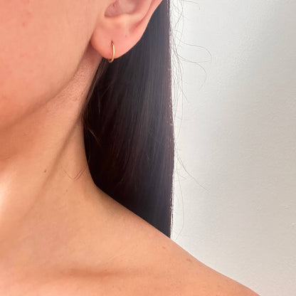 Thin Hoop Earrings