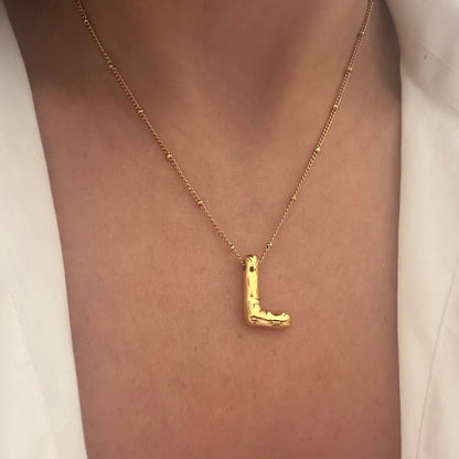 Balloon Letter Necklace