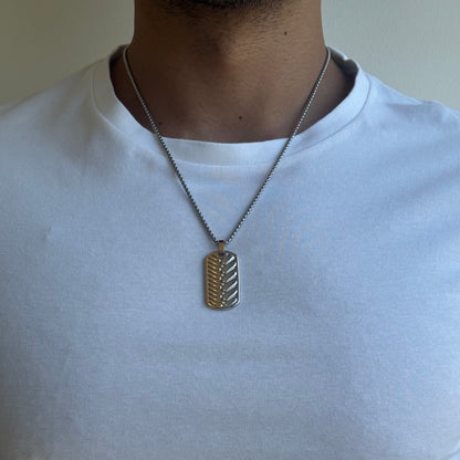Gold & Silver Necklace - Men