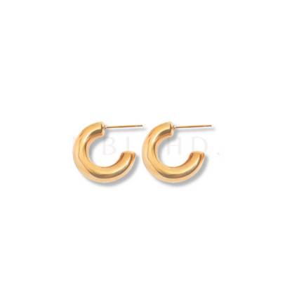 Mini Bubbly Hoop Earrings Gold