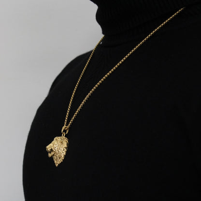 The Lion Gold Necklace - Men