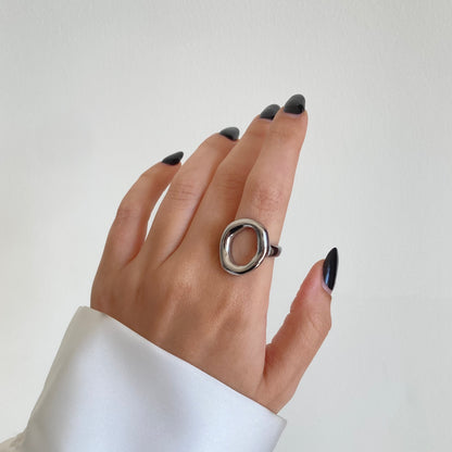 The Silver Orbit Ring
