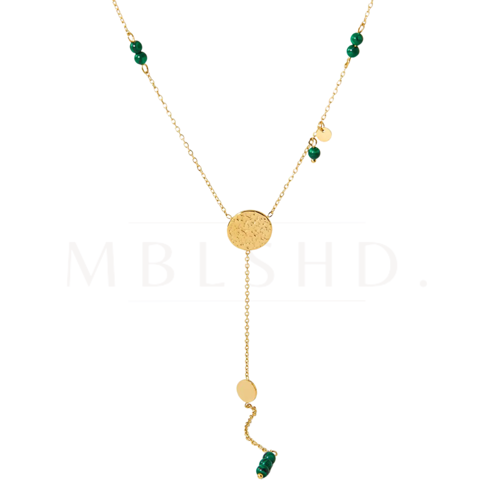 Green Y Shaped Necklace