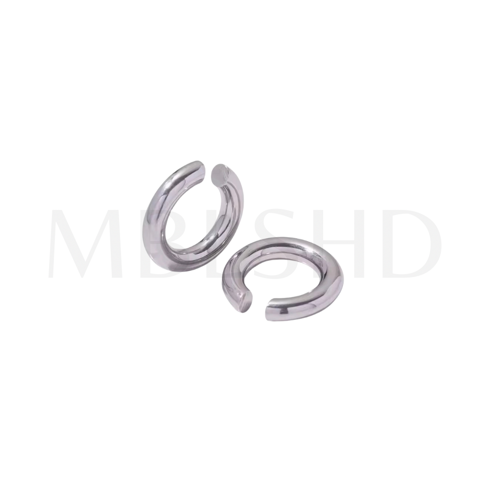 Bold Silver Ear Cuff