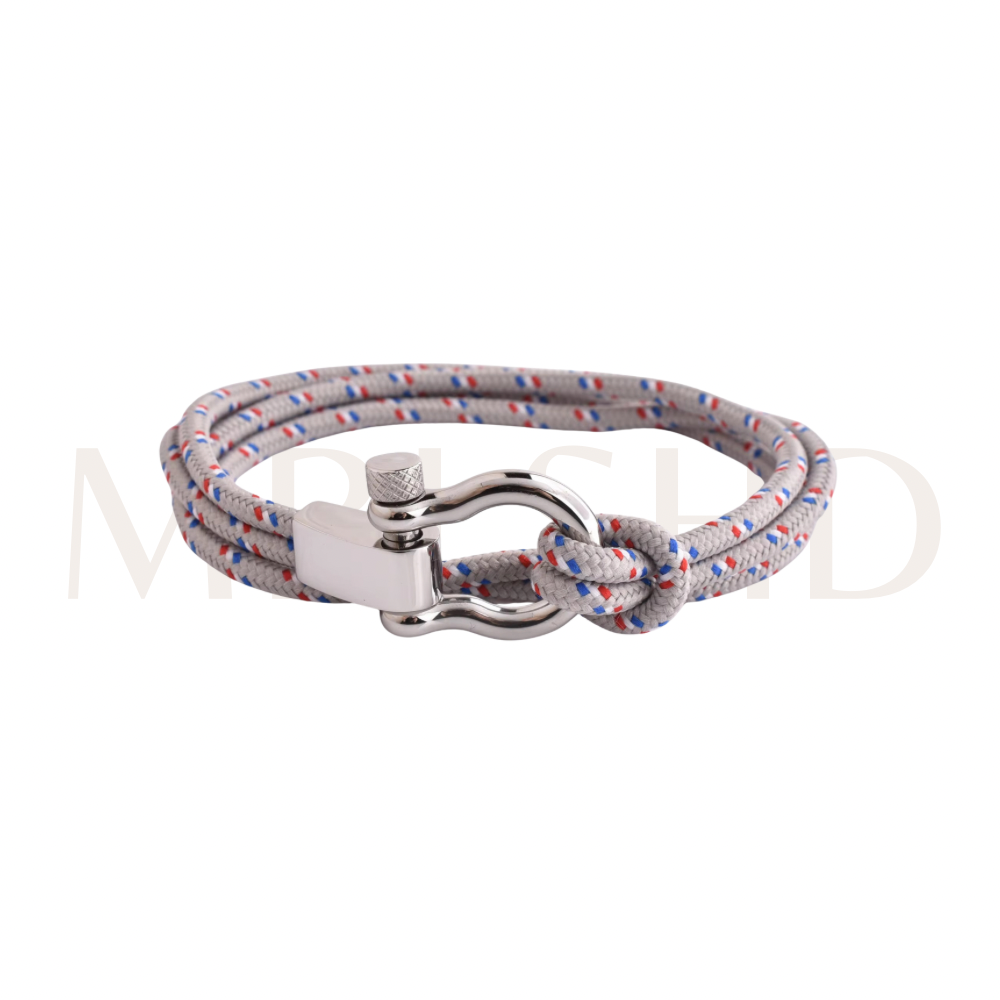 Gray Sail Shackle Bracelet