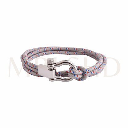 Gray Sail Shackle Bracelet