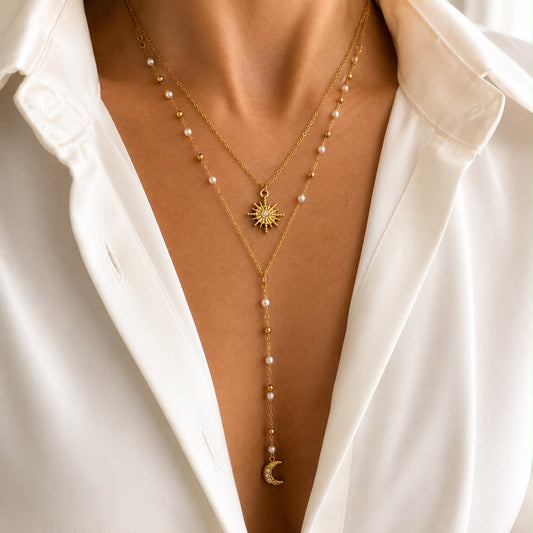 Eclipse Layered Necklace