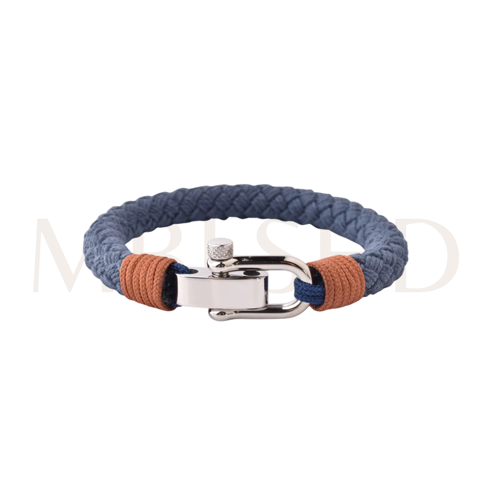Harbor Blue Braided Bracelet