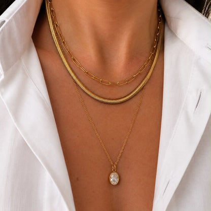 Crystal Drop Necklace