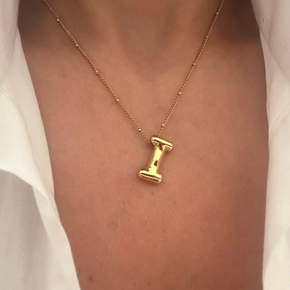 Balloon Letter Necklace