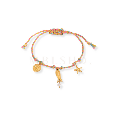 Colorful Sea Charms Bracelet