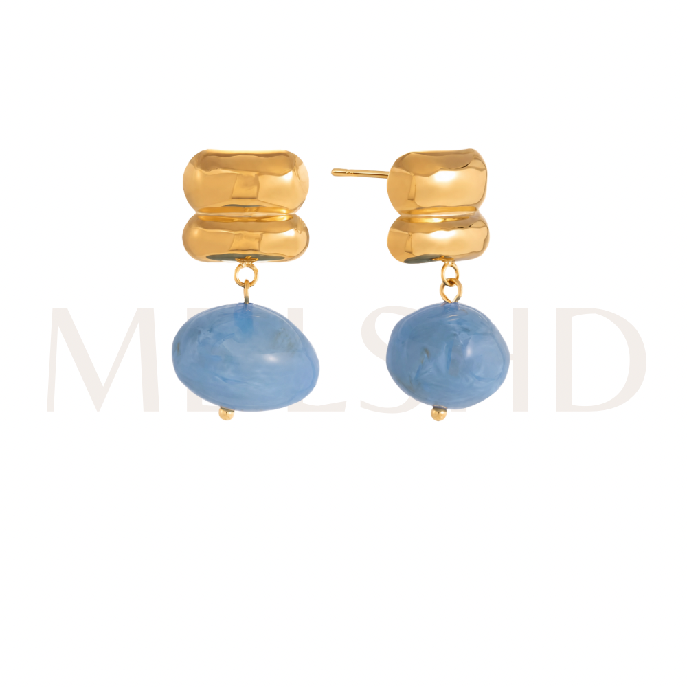 Capri Blue Drop Earrings
