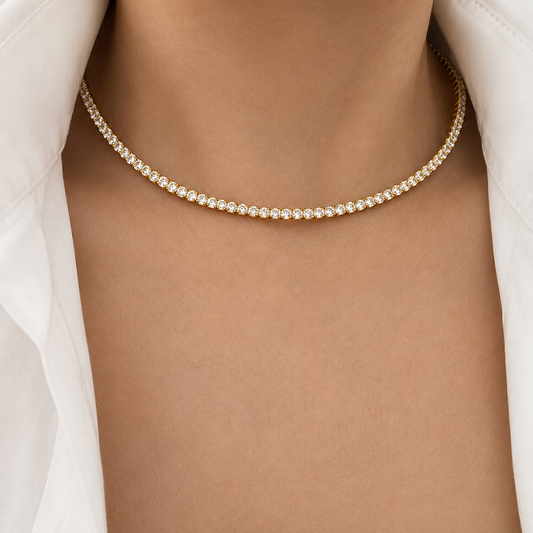 Gold Tennis Choker