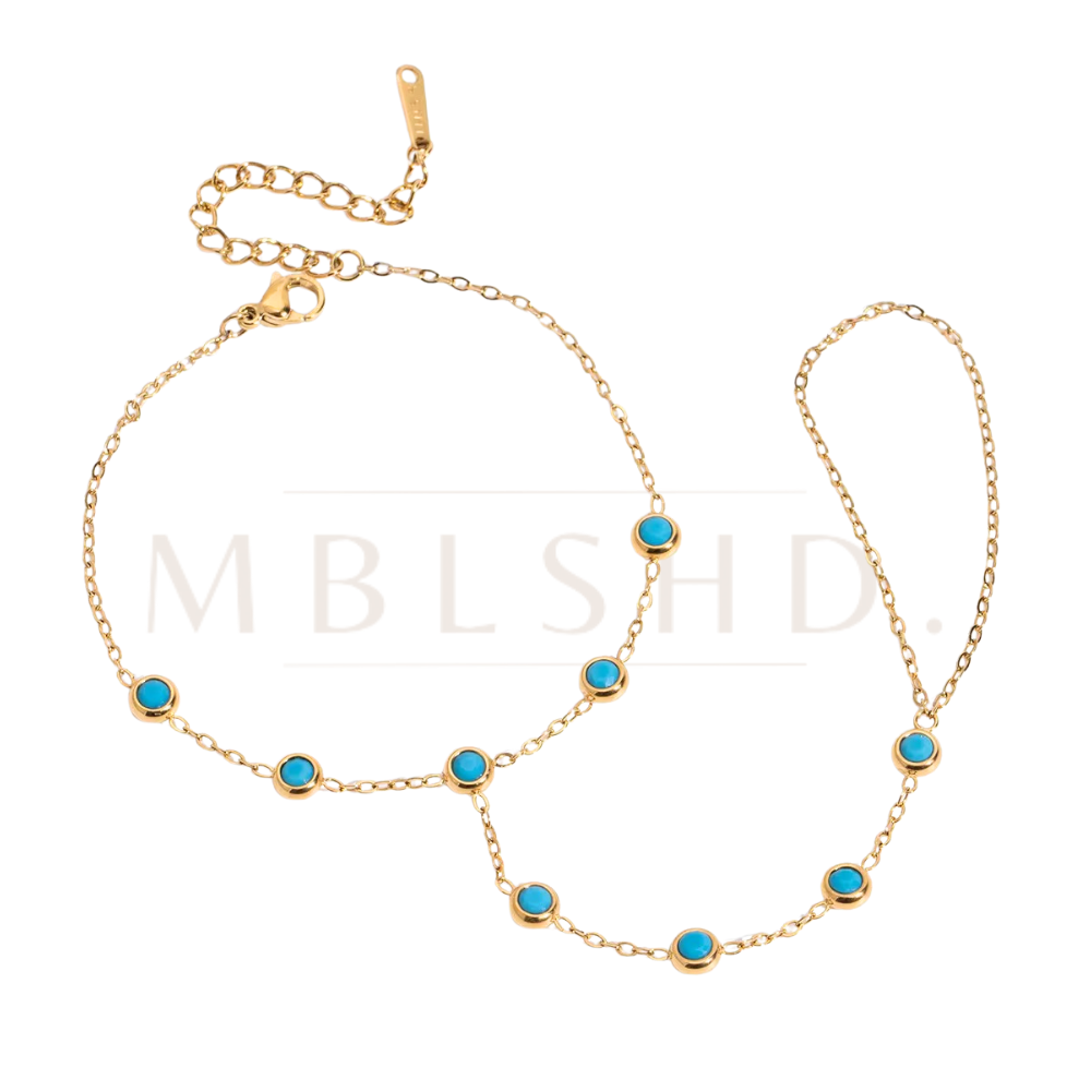 Multi Turquoise HandChain