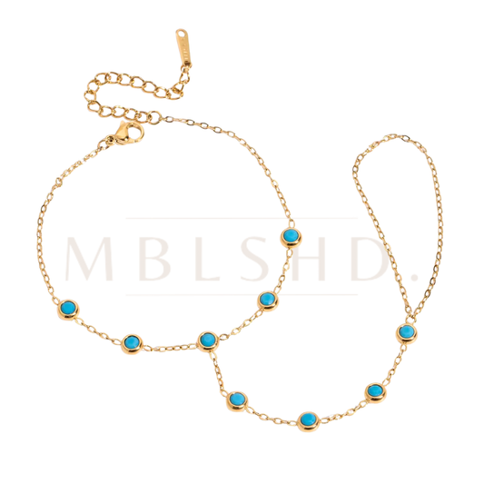 Multi Turquoise HandChain
