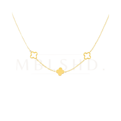 Triple Clover  Necklace