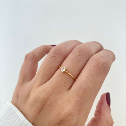 Dainty Thin Promise Ring