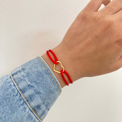 Colored Heart Bracelet