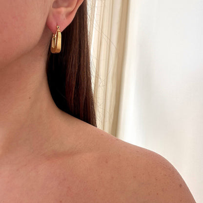 Chunky Square Earrings