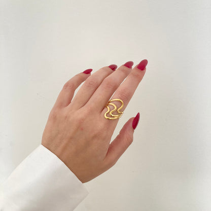 Triple Wave Ring