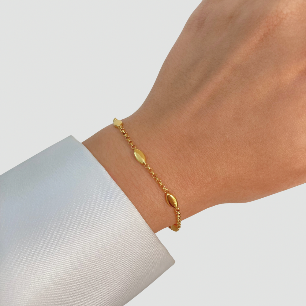 Golden Petal Bracelet
