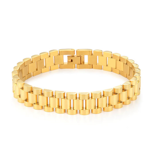Watch Strap Gold Bracelet - Men