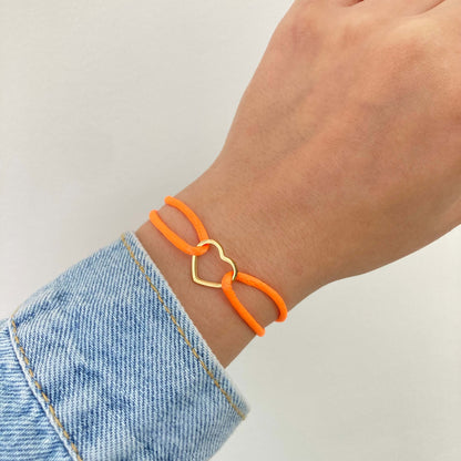 Colored Heart Bracelet