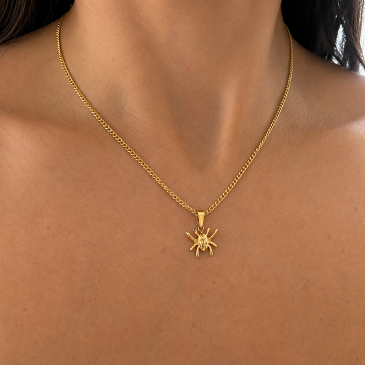 Dainty Spider Necklace