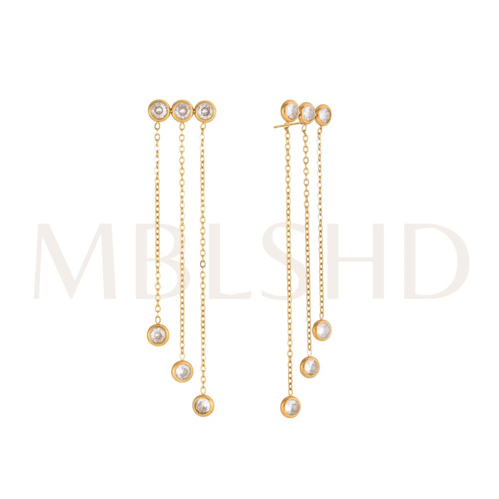 Halo Drop Earrings