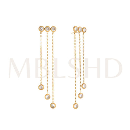 Halo Drop Earrings