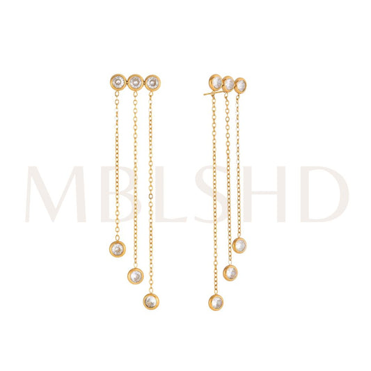 Halo Drop Earrings