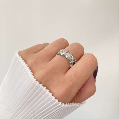 Irregular Ring Silver