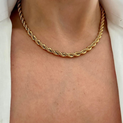 Twisted Rope Necklace 5mm