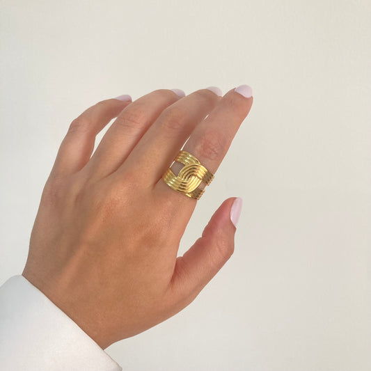 Ribbed CC Ring
