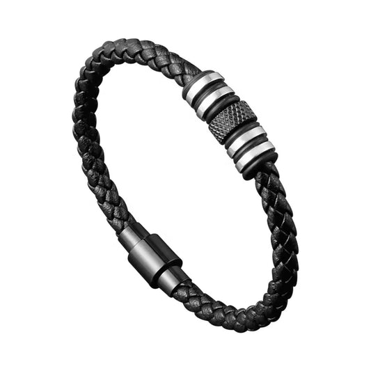 Onyx Braid Bracelet - Men
