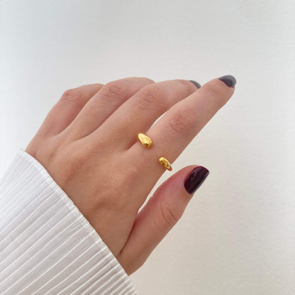 Water Drop ring -Gold-