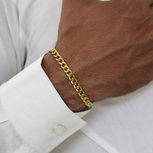 Cuban Gold Bracelet - Men