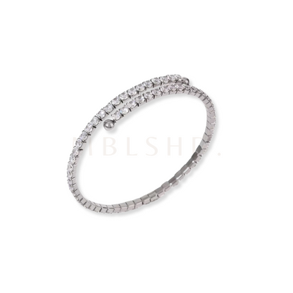 Silver Tennis Bangle