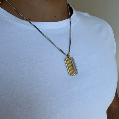 Gold & Silver Necklace - Men