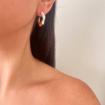 Bamboo Colored Earrings