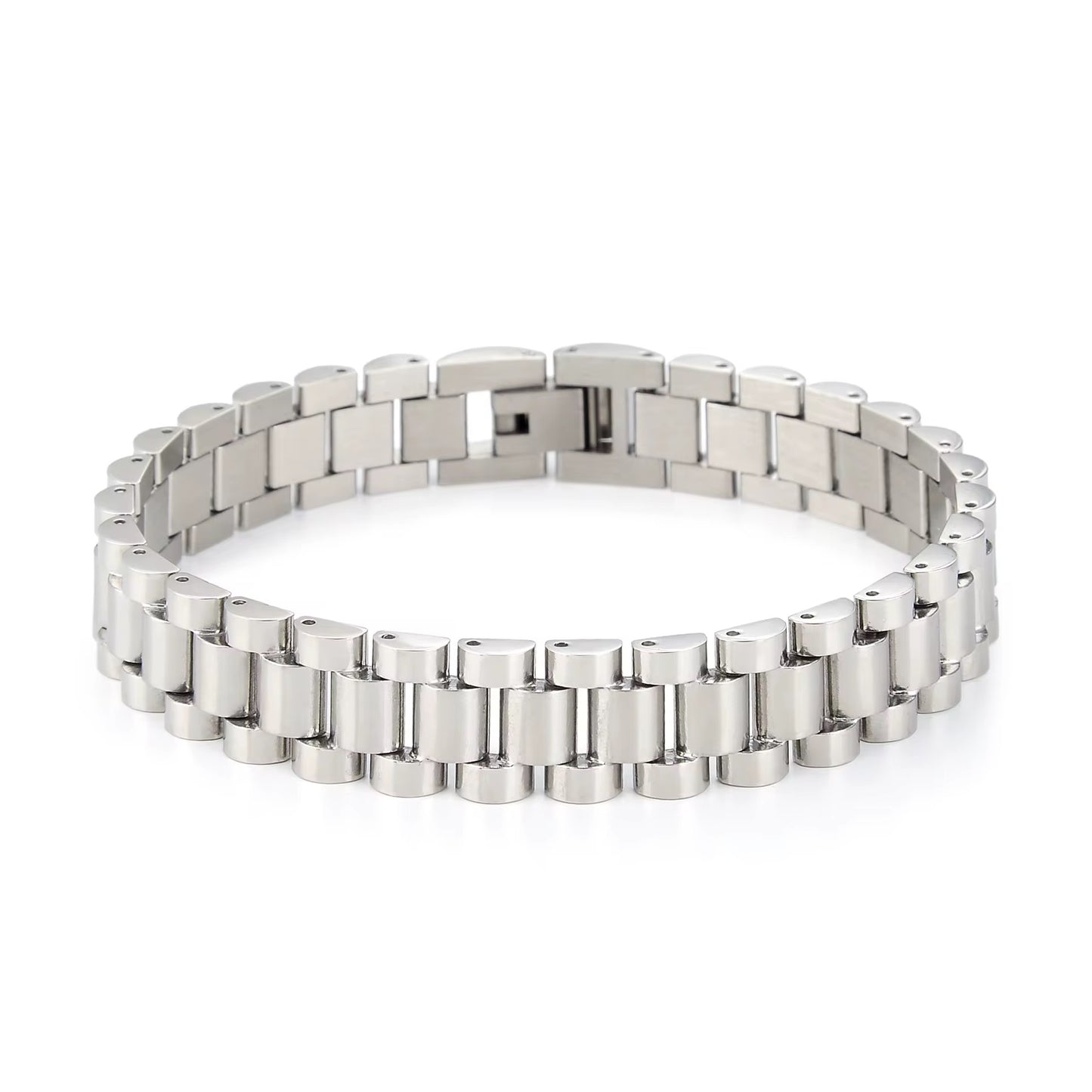Watch Strap Silver Bracelet - Men