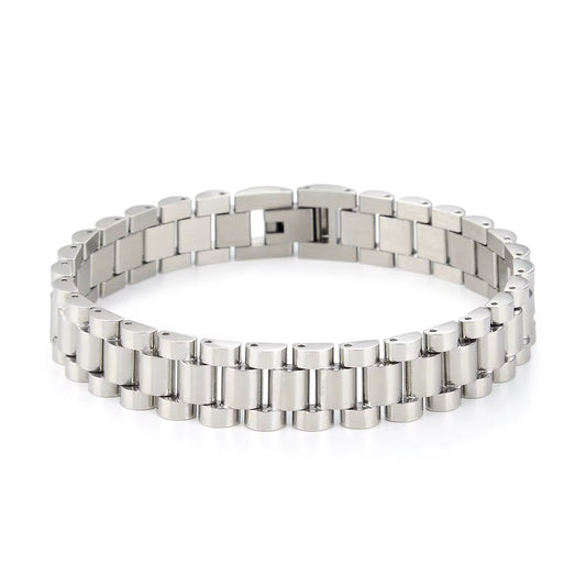 Watch Strap Silver Bracelet - Men