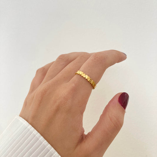 Heart Band Ring