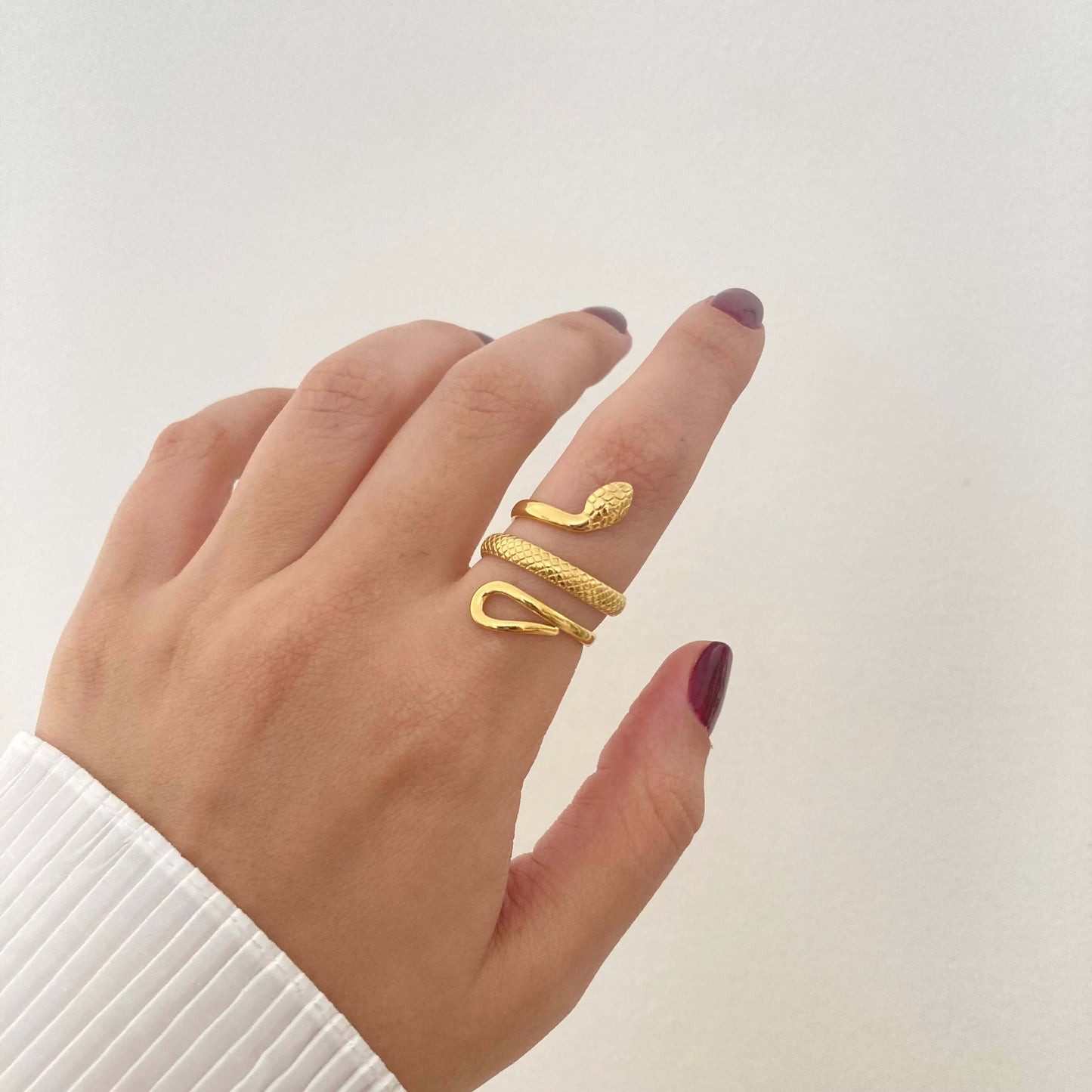 Snake layered Ring