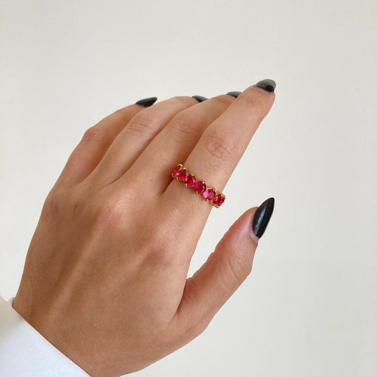 Ruby Blush Eternity Ring
